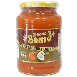 Doce de Abóbora com Coco Bom D+ 600g